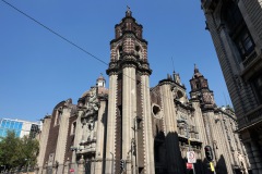 Templo de San Felipe Neri, längs gågatan Av Francisco I. Madero, Centro Histórico, Mexico City.