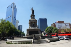 Monument to Cuauhtémoc, Av. P.º de la Reforma, Mexico City.