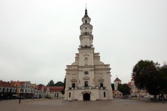 Stadshuset på Rådhustorget, gamla staden, Kaunas.