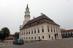 Stadshuset på Rådhustorget, gamla staden, Kaunas.