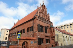 House of Perkūnas, gamla staden, Kaunas.