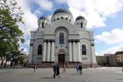 Den helige ärkeängeln Mikaels kyrka på Självständighetstorget, Kaunas.