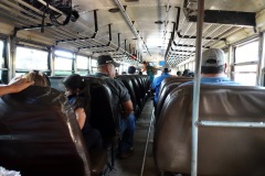 På bussen mellan Ahuachapán och San Salvador.