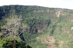 Del av kratern, Parque Nacional El Boquerón, Volcán San Salvador.
